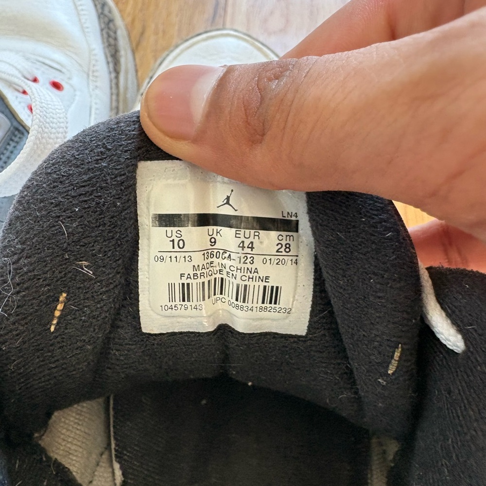 Size 10 - Air Jordan 3 Retro Infrared 23 2014 - Amateur Restoration Customized - Picture 7 of 16